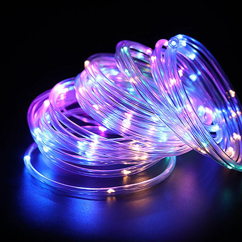 300LED Solar Rope Strip Waterproof